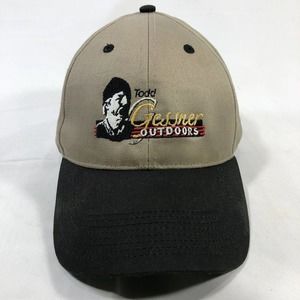 Todd Gessner Outdoors Ball Cap Hat Adjustable Baseball Strap Back One Size Fits